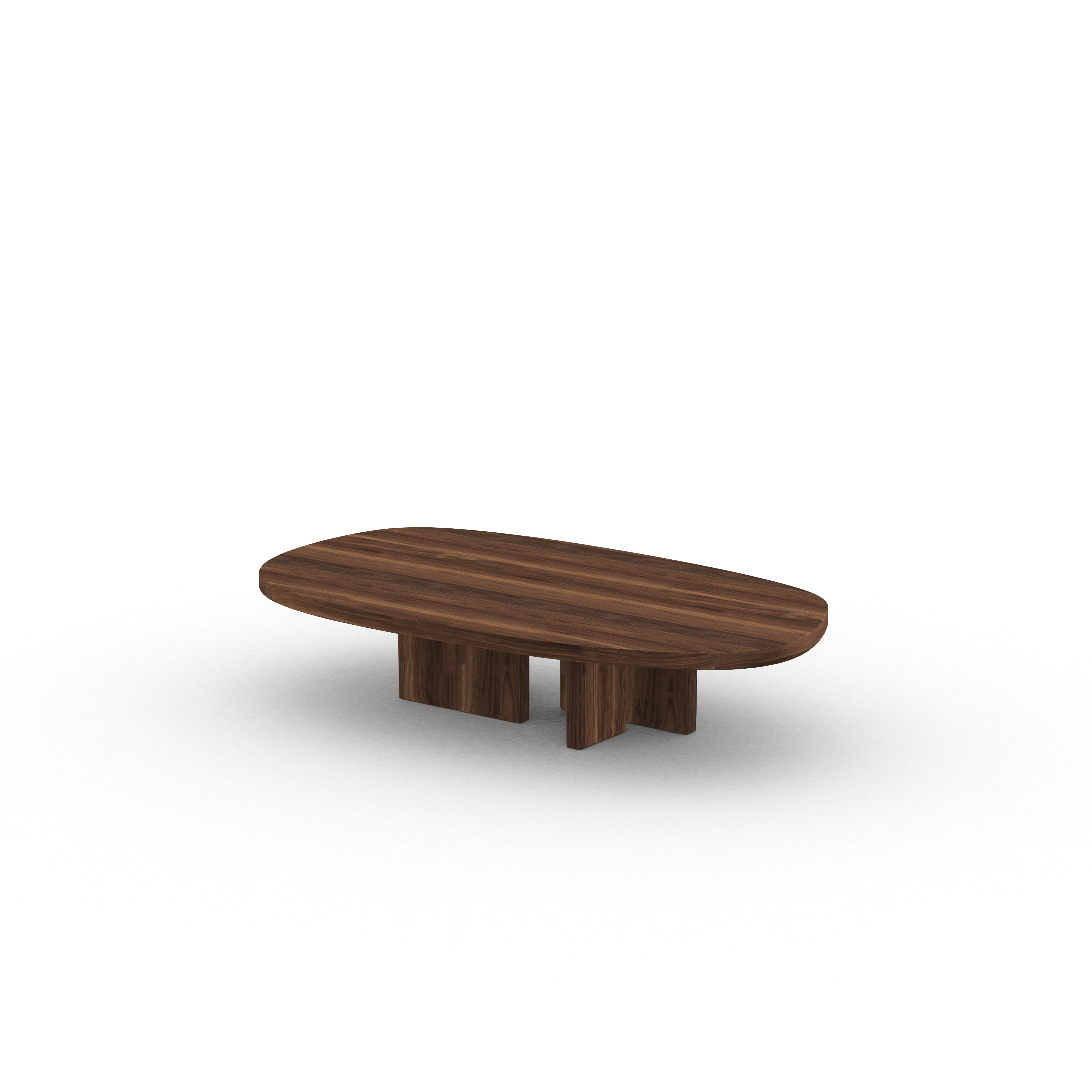 Federico 4 Coffee Table Walnut naturel lacquer Walnut naturel